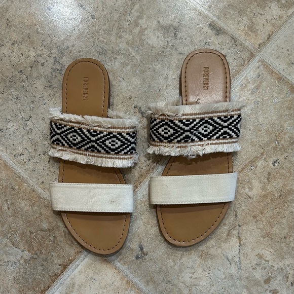 FOREVER 21 SANDALS - Picture 2 of 9